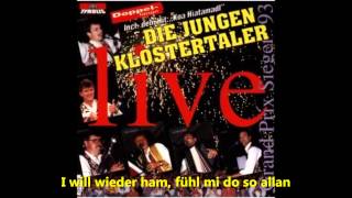 Die Jungen Klostertaler  quotFürstenfeldquot live LyricsText [upl. by Goldy121]