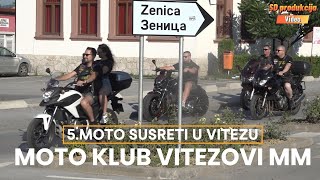 Motorijada Vitez  Moto susreti Vitezovi MM defile sa 5 Motorijade 06072024 [upl. by Esil]