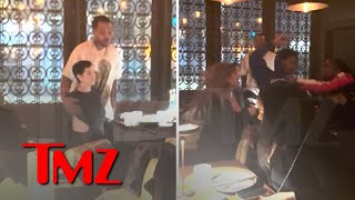 Bhad Bhabie Sparks Fight at WeHo Restaurant  TMZ [upl. by Sapienza]