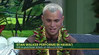 Stan Walker Island Life Live TV interview Honolulu Hawaiʻi [upl. by Pillow]