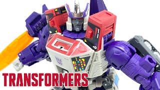 Transformers Generation Selects Toy Accurate GALVATRON W STICKERS Unboxing amp Review [upl. by Suirada343]