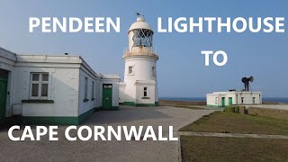 Pendeen Lighthouse to Cape Cornwall  Walking on the South West Coast Path [upl. by Stormie]