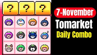 Tomarket airdrop combo 7 November  Tomarket Daily Combo Today [upl. by Beesley]