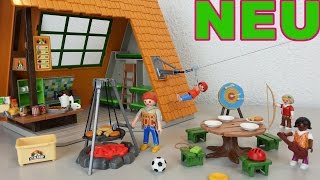 Playmobil Großes Feriencamp 6887 auspacken seratus1 Neuheit 2016 [upl. by Justin]