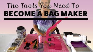 Bag Making for Beginners  Tools amp Materials You Need For Bag Making [upl. by Rog844]