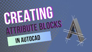 AutoCAD Attribute Blocks The Easy Way to Add Dynamic Text to Your Blocks [upl. by Lenaj]