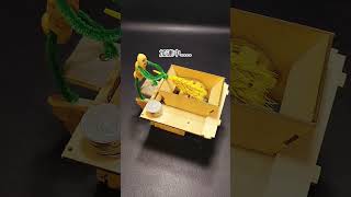 Threshing machine hand diy homemade toys fun [upl. by Gayelord]