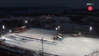 Biathlon World Cup 2122 Race 1 Ostersund Men 20 km Norwegian commentary [upl. by Udelle]