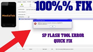 The secret solution to ROMboot Checksum mismatch error in SP Flash toolerror sp flash tool [upl. by Ehcrop]