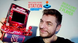 🕹️ MINI CLASSIC ARCADE STATIONmini cabinet 2 jugadores español [upl. by Atilrahc263]