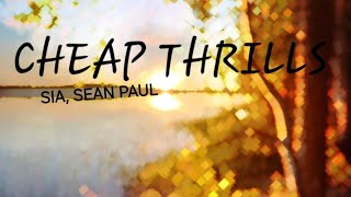 Cheap Thrills Sia Sean Paul lyrics [upl. by Elades]