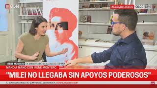 Irene Montero y Ale Bercovich conversaron en nuestra casa para el programa quotLa ley de la selvaquot [upl. by Rilda]