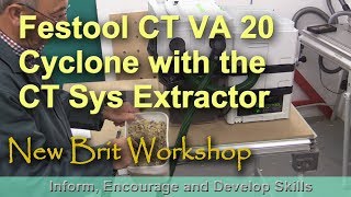 Festool CT VA Cyclone with the CT Sys Extractor [upl. by Yasdnyl]