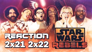 The return of Vader Star Wars Rebels  2x21  2x22  Group Reaction [upl. by Alage]