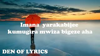 Nta kosa by Igor Mabano  lyrics video [upl. by Samuela402]