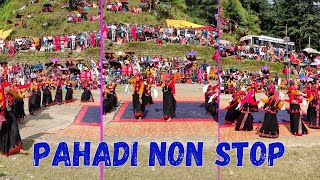 Himachali Nati by Anu amp party at Multhan mela Barot valley  DJ non stop pahadi song mashup latest [upl. by Tanaka]