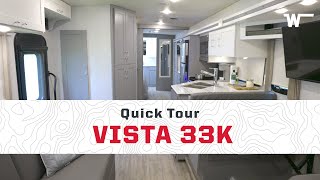 Winnebago Vista 33K Tour the New Class A Gas Motorhome [upl. by Adnohsar]