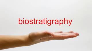 How to Pronounce biostratigraphy  American English [upl. by Ahsila]