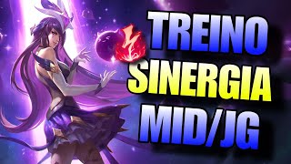 MIDJG COM COMUNICAÇÃO É FREE ELO  TREINO DE SINERGIA DUO Aspiralol  LoL Wild Rift [upl. by Morra]