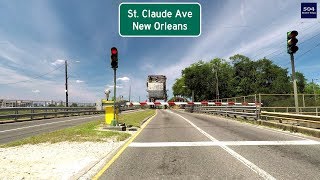 Road Trip 276  St Claude Avenue  Arabi to CBD  New Orleans [upl. by Nanek]