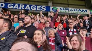 St Johnstone 02 Hearts The Gorgie in Perth [upl. by Yetsirhc617]