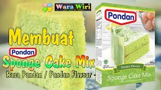 Bolu Pandan Sponge Cake Mix [upl. by Vaughn]