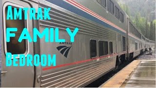 AMTRAK FAMILY BEDROOM TOUR  SUPERLINER [upl. by Linden504]