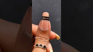 Nail art using striping tape Nail art Nail designs beginners nail art nail style artbyvincy [upl. by Egerton]