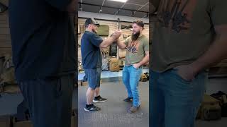 How to Handshake Like a GUN GUY [upl. by Ahtael]