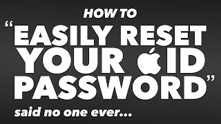 How to RESET your Apple Account ID PASSWORD on your iPhone iPad and Mac [upl. by Aker430]