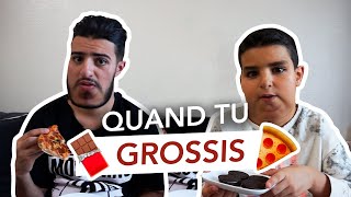 QUAND TU GROSSIS😭🍕  FAHD EL [upl. by Naam]