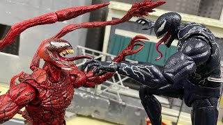 stop motion venom vs carnage [upl. by Nesyaj]