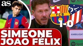 SIMEONE responde al GOL de JOAO FÉLIX  FC BARCELONA 1  ATLÉTICO 0 [upl. by Ailemak540]