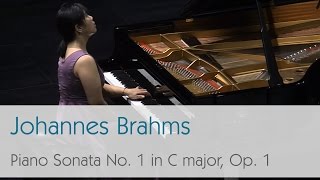 Johannes Brahms  Piano Sonata No 1 in C major Op 1 [upl. by Elleved]