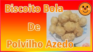 Como Fazer Biscoito de Polvilho Azedo Frito [upl. by Nahttam]