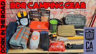 My Motorcycle Camping Gear Setup for the Northern California BDR My Third BDR [upl. by Rahman]