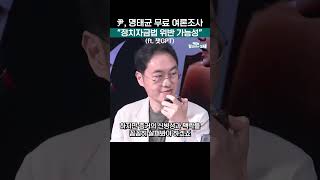 윤석열 명태균 무료 여론조사 챗GPT에 물었더니quot미국이라면 정치자금법 위반 가능성quot shorts 윤석열 명태균 챗GPT [upl. by Minsk716]