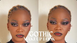 BEGINNER FRIENDLY Gothic Makeup Full Tutorial  FaceByEsssy [upl. by Kacey]