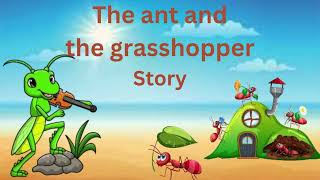 The ant and the grasshopper Story  Moral story for kids in English [upl. by Sgninnej]