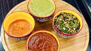 4 Recetas de salsas Mexicanas [upl. by Nicolai892]