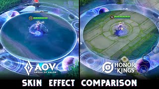 AOV x HOK  Skins Effect Comparison  Sephera Yuhuan [upl. by Inavoj]