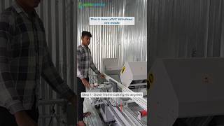 How uPVC Windows are made Step by step manufacturing process upvc upvcframe shorts upvcwindow [upl. by Aeslek]