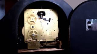 A Hermle triple chime clock [upl. by Nalyak]