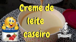 🐄🥛 Creme de leite caseiro delicioso 🥛🐄 [upl. by Enylrac]