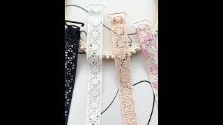 Handmade Lace Bra Straps  Strapless Hacks DIYBraStraps molystory lacefashion handmade [upl. by Aiuqes]