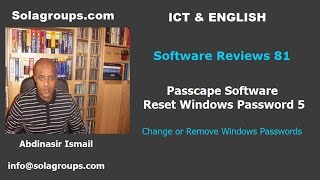 Software Reviews 81 Passcape Reset Windows Password [upl. by Blondie375]