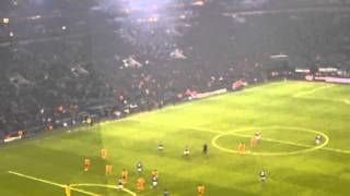 Schalke  Galatasaray son gol yarilma ani TRIBUNDEN [upl. by Inait]