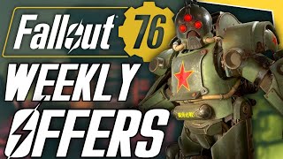 Fallout 76  New Weekly Offers For The Atomic Shop  August 23rd  30th [upl. by Jarin]