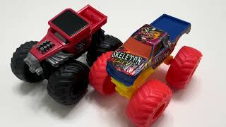 Hot Wheels Bone Shaker amp The 909 2024 Mini Monster Trucks [upl. by Devy]