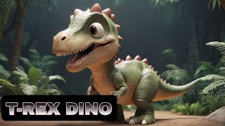 TREX DINO 🦖 Song  Dinosaur Song for Kids and Babies PoemsPeekaboo [upl. by Barina]